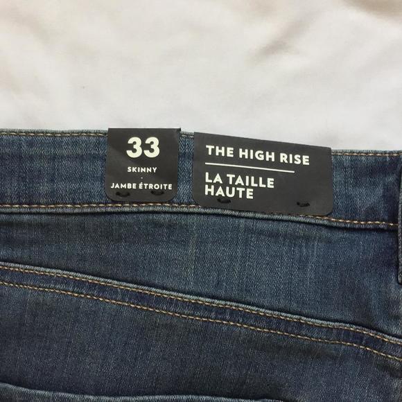 🔴𝗕𝗢𝗚𝗢🔴r jeans the high rise bnwt size 33 skinny - Picture 5 of 15